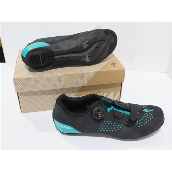 CHAUSSURES DE VÉLO DE ROUTE FEMME SPECIALIZED TORCH 2.0 2019, TAILLE 41 EU, NOIR/TURQUOISE