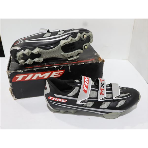 CHAUSSURES DE VÉLO TIME MXT, TAILLE 47 EU, GRIS