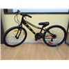 Image 1 : VÉLO DE MONTAGNE JUNIOR DCO SATELLITE AL, 18 VITESSES, NOIR/JAUNE, ASSEMBLÉ