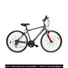 Image 1 : VÉLO HYBRIDE DCO DOWNTOWN 702, 24 VITESSES, 16 PO, CHARBON/ROUGE FONCÉ, EN BOÎTE