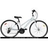 Image 1 : VÉLO HYBRIDE DCO ELEGANCE 702, 24 VITESSES, 14 PO, GRIS PERLE/BLANC, EN BOÎTE
