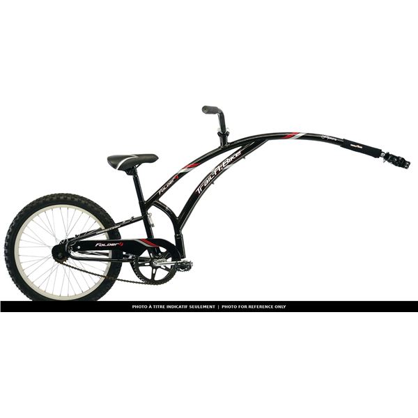 VÉLO SUIVEUR ADAMS TRAIL-A-BIKE FOLDER 1, NOIR