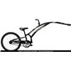 Image 1 : VÉLO SUIVEUR ADAMS TRAIL-A-BIKE FOLDER COMPACT, NOIR