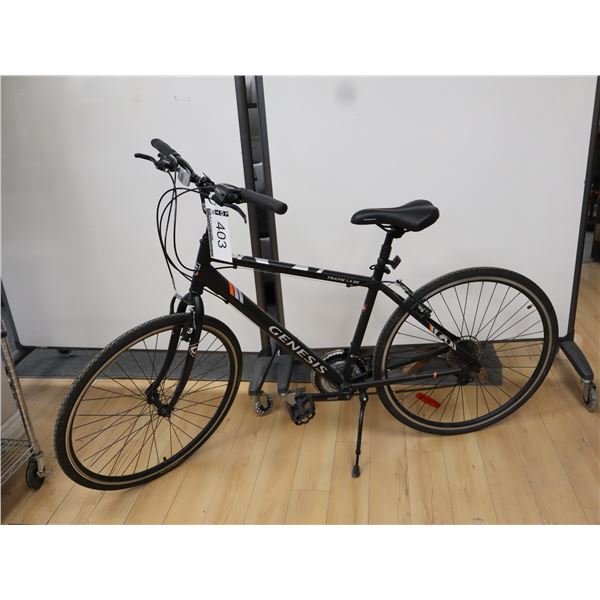 VÉLO DE MONTAGNE GENESIS TRAFIK 1.0 SE HOMME, CADRE MOYEN, NOIR