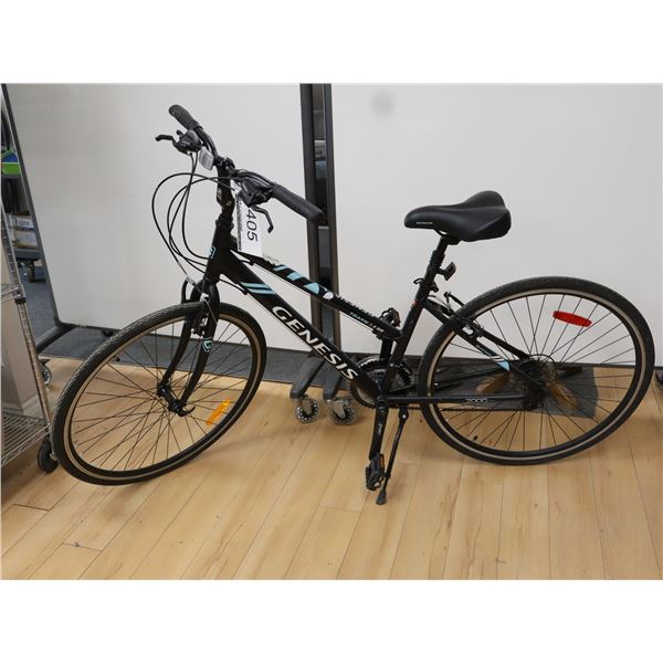 VÉLO DE MONTAGNE GENESIS TRAFIK 1.0 SE FEMME, PETIT CADRE, NOIR