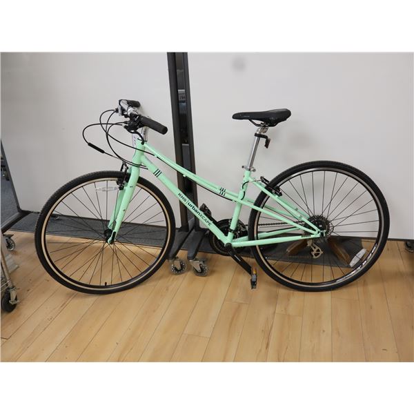 VÉLO HYBRIDE KHS URBAN XCAPE FEMME, PETIT CADRE 15,5 PO, VERT HIVERNAL