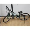 Image 1 : VÉLO POUR FILLE LYNX, CHROME/TURQUOISE/CHARBON