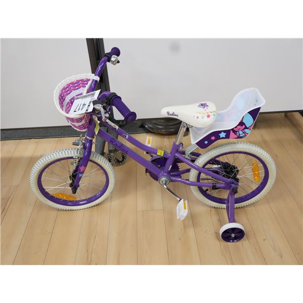 VÉLO POUR FILLE PIXIE, VIOLET/LAVANDE