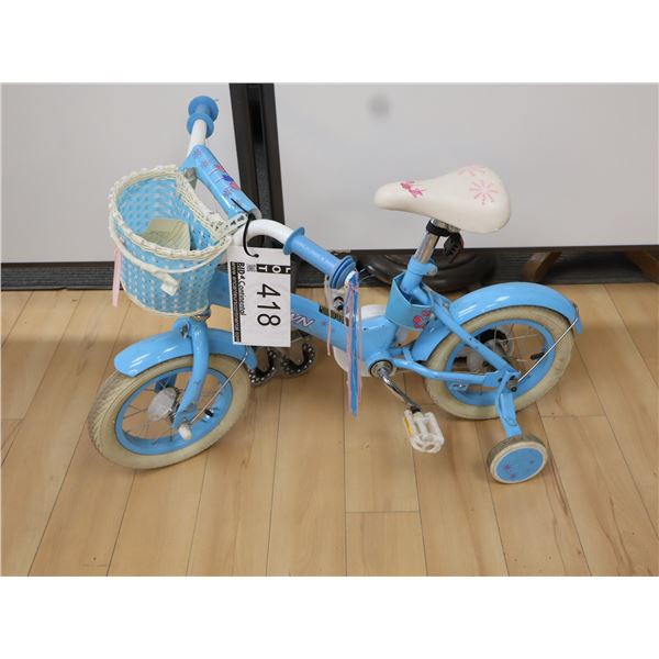 VÉLO POUR FILLE DAWN, BLEU POUDRÉ