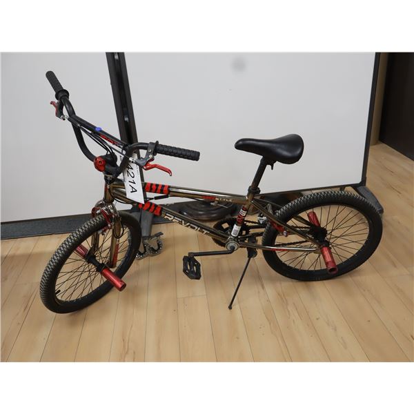 VÉLO BMX, ROUGE/NOIR, USAGÉ