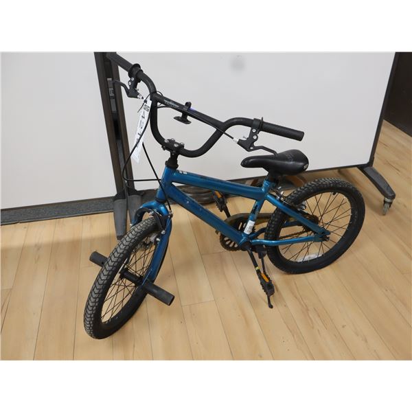 VÉLO BMX POUR ENFANT, BLEU, USAGÉ