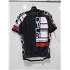 Image 1 : MAILLOT À MANCHES COURTES OPUS, NOIR/BLANC/ROUGE (TAILLE L)
