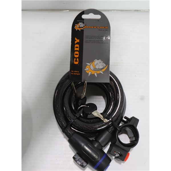 CÂBLE ANTIVOL CODY MAXX-LOCK 15 MM
