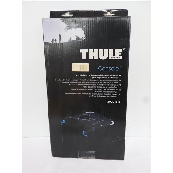 CONSOLE THULE #20201513 AVEC PORTE-GOBELET ET POCHE À GLISSIÈRE