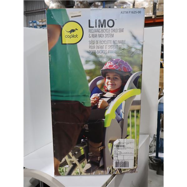 SIÈGE D’ENFANT INCLINABLE COPILOT LIMO AVEC PORTE-BAGAGES ARRIÈRE