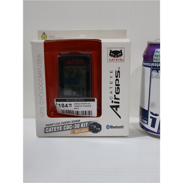 ORDINATEUR GPS DE VÉLO CAT EYE AIRGPS + CDC-30 #CC-GPS100+CDC-30