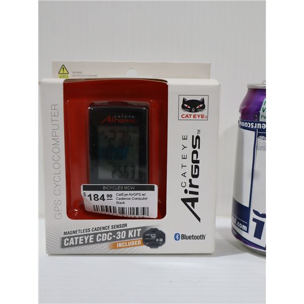 ORDINATEUR GPS DE VÉLO CAT EYE AIRGPS + CDC-30 #CC-GPS100+CDC-30