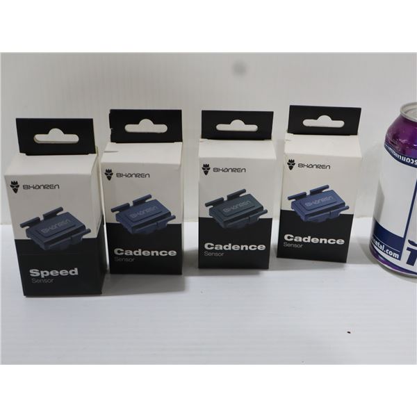 LOT DE 4 CAPTEURS SHANREN (3 VITESSE, 1 CADENCE)