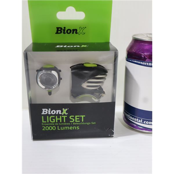 ENSEMBLE D’ÉCLAIRAGE BIONX 2000 LUMENS