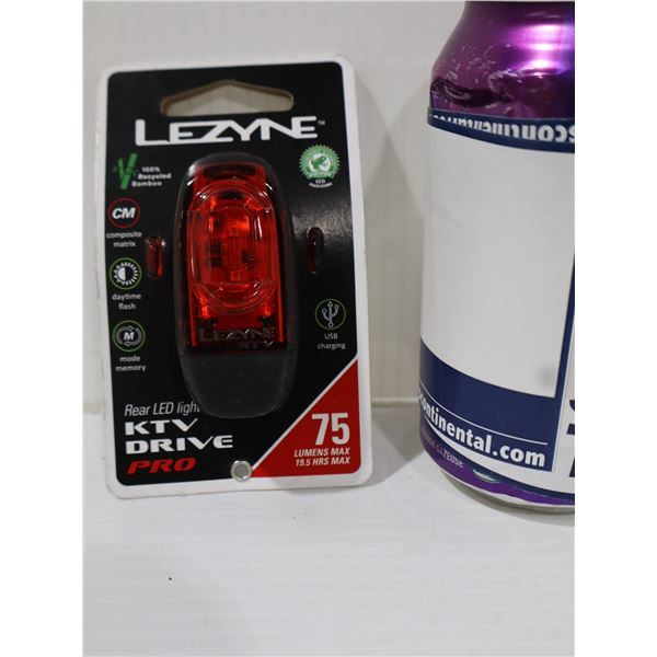 FEU ARRIÈRE LEZYNE KTV DRIVE 75 LUMENS