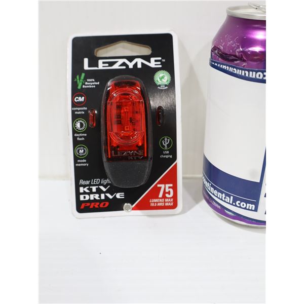 FEU ARRIÈRE LEZYNE KTV DRIVE 75 LUMENS