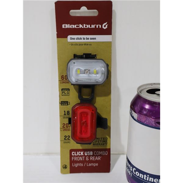 ENSEMBLE D’ÉCLAIRAGE AVANT ET ARRIÈRE BLACKBURN CLICK USB