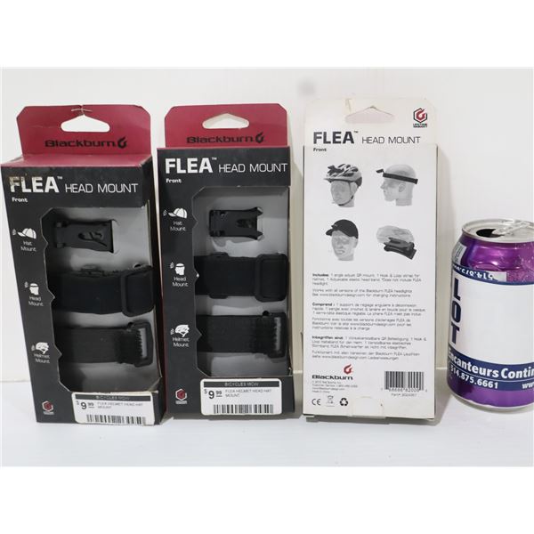 LOT DE 3 SUPPORTS DE CASQUE BLACKBURN FLEA