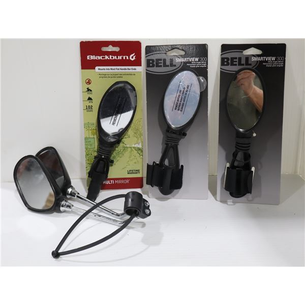 LOT DE 5 MIROIRS DE VÉLO ASSORTIS