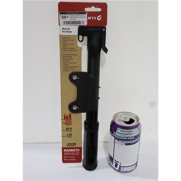 MINI-POMPE BLACKBURN MAMMOTH ANYVALVE