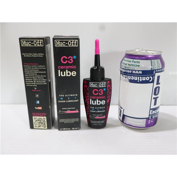 LOT DE 9 LUBRIFIANTS CÉRAMIQUE MUC-OFF C3 WET 50 ML