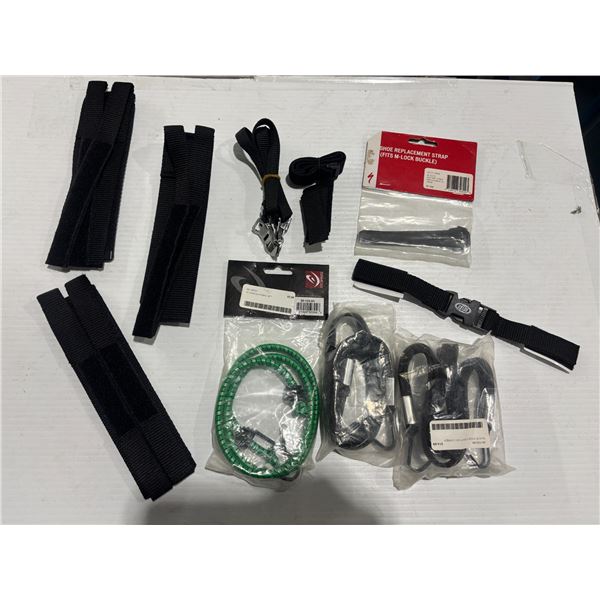 LOT DE SANGLES ET ATTACHES VELCRO ASSORTIES