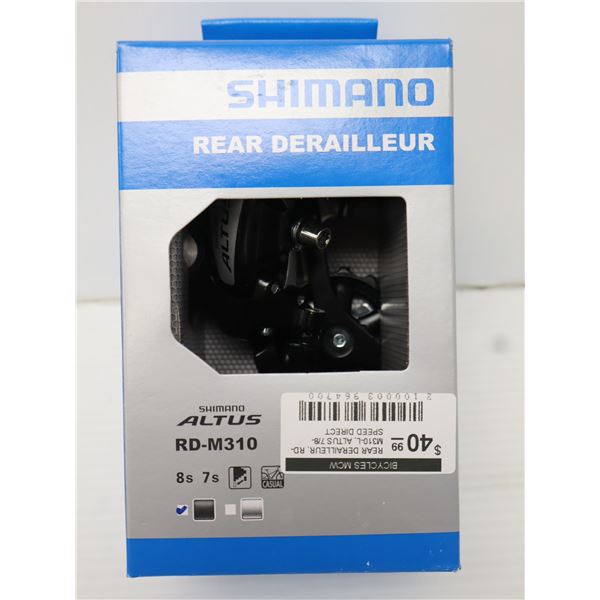 DÉRAILLEUR ARRIÈRE SHIMANO ALTUS 7/8 VITESSES #RD-M310