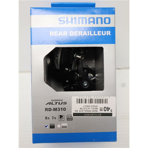 DÉRAILLEUR ARRIÈRE SHIMANO ALTUS 7/8 VITESSES #RD-M310