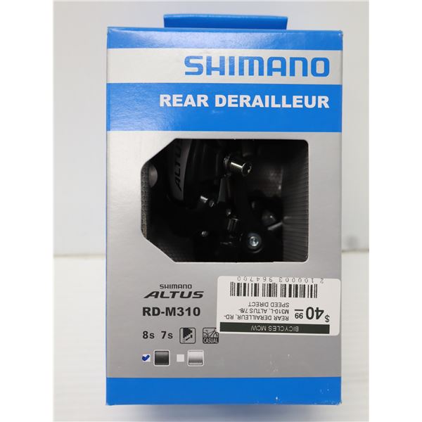DÉRAILLEUR ARRIÈRE SHIMANO ALTUS 7/8 VITESSES #RD-M310