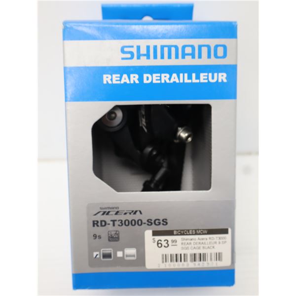 DÉRAILLEUR ARRIÈRE SHIMANO ACERA 9 VITESSES #RD-T3000-SGS