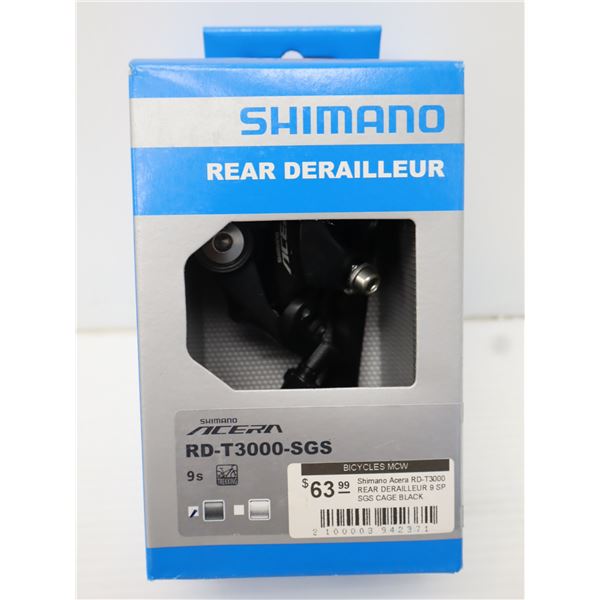 DÉRAILLEUR ARRIÈRE SHIMANO ACERA 9 VITESSES #RD-T3000-SGS