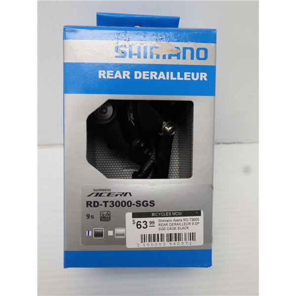 DÉRAILLEUR ARRIÈRE SHIMANO ACERA 9 VITESSES #RD-T3000-SGS