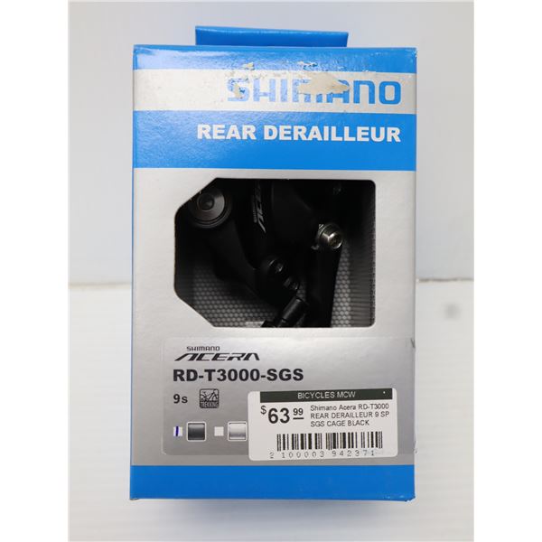 DÉRAILLEUR ARRIÈRE SHIMANO ACERA 9 VITESSES #RD-T3000-SGS