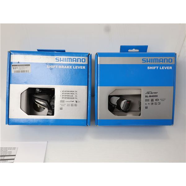 LOT DE 2 LEVIERS FREIN/VITESSE SHIMANO ASSORTIS