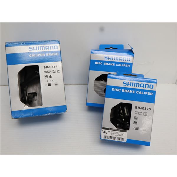 LOT DE 3 FREINS À ÉTRIER SHIMANO ASSORTIS