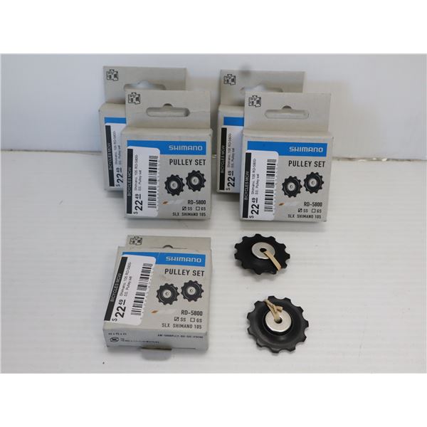 LOT DE 5 ENSEMBLES DE GALETS SHIMANO 105 #RD-5800-SS