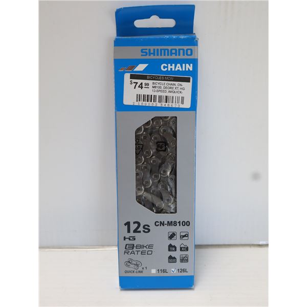 CHAÎNE SHIMANO 12 VITESSES 138 MAILLONS #CN-M8100