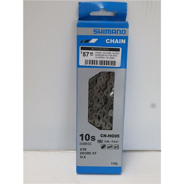 CHAÎNE SHIMANO 10 VITESSES 116 MAILLONS #CN-HG95