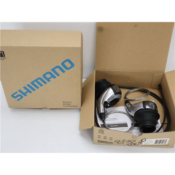 ENSEMBLE LEVIERS FREIN/VITESSE SHIMANO TOURNEY 8 VITESSES #SL-RS45