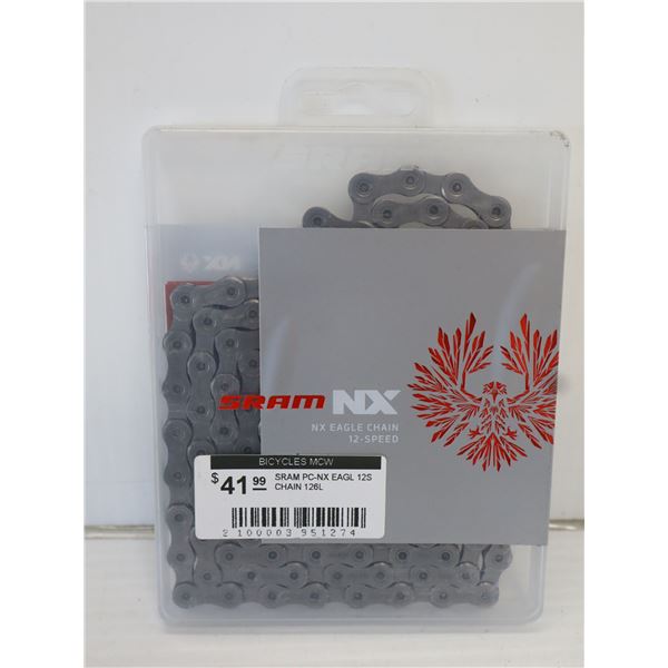 CHAÎNE SRAM NX EAGLE 12 VITESSES 126 MAILLONS