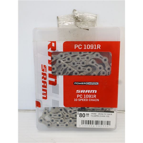 CHAÎNE SRAM 10 VITESSES 114 MAILLONS #PC 1091R