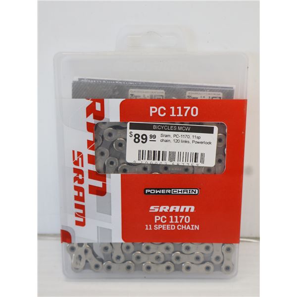 ATTACHE RAPIDE SRAM POWERLOCK 11 VITESSES 120 MAILLONS #PC 1170