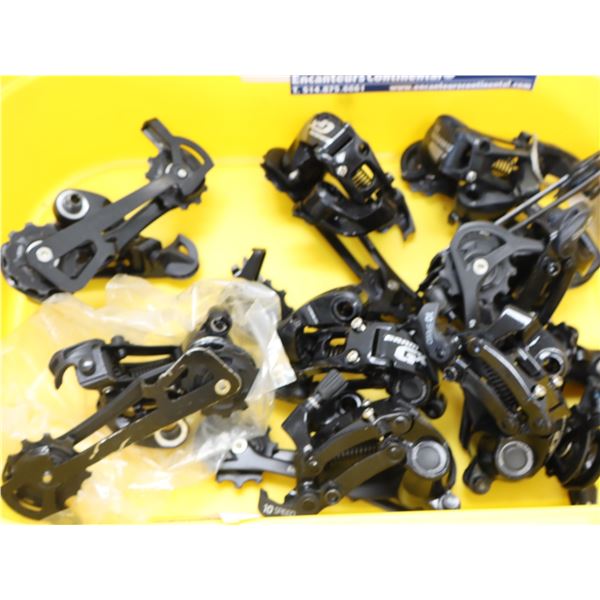 LOT DE 9 DÉRAILLEURS SRAM ASSORTIS (BAC NON INCLUS)