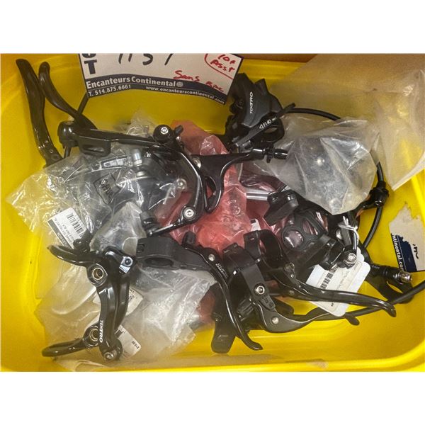 LOT DE 10 FREINS TEKTRO ASSORTIS (BAC NON INCLUS)