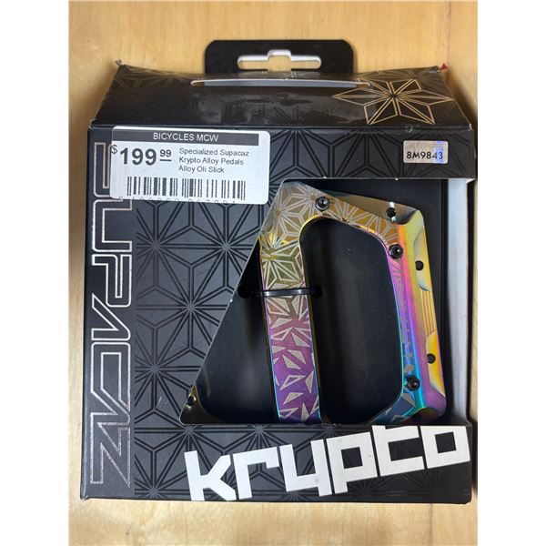 PÉDALES SUPACAZ KRYPTO CNC EN ALLIAGE #09122-3100
